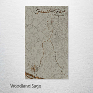 Franklin, Pennsylvania Street Map