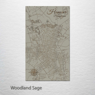 Hanover, Pennsylvania Street Map