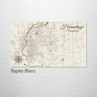 Hermitage, Pennsylvania Street Map
