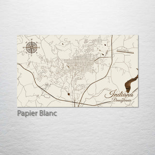 Indiana, Pennsylvania Street Map