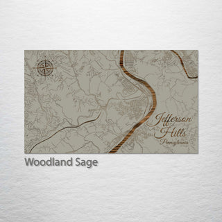 Jefferson Hills, Pennsylvania Street Map