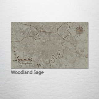 Lancaster, Pennsylvania Street Map
