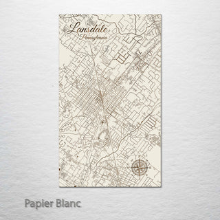 Lansdale, Pennsylvania Street Map