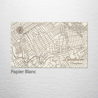 Lansdowne, Pennsylvania Street Map