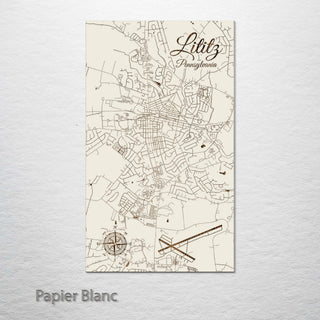 Lititz, Pennsylvania Street Map