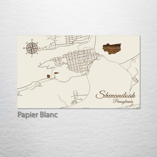 Shenandoah, Pennsylvania Street Map