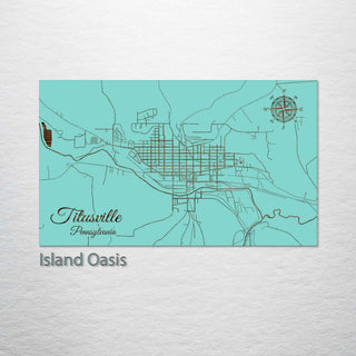 Titusville, Pennsylvania Street Map