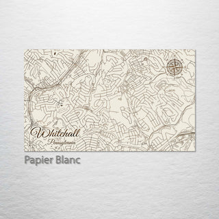 Whitehall, Pennsylvania Street Map