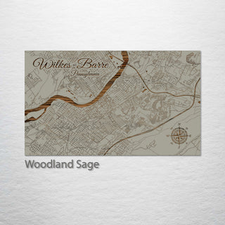 Wilkes-Barre, Pennsylvania Street Map