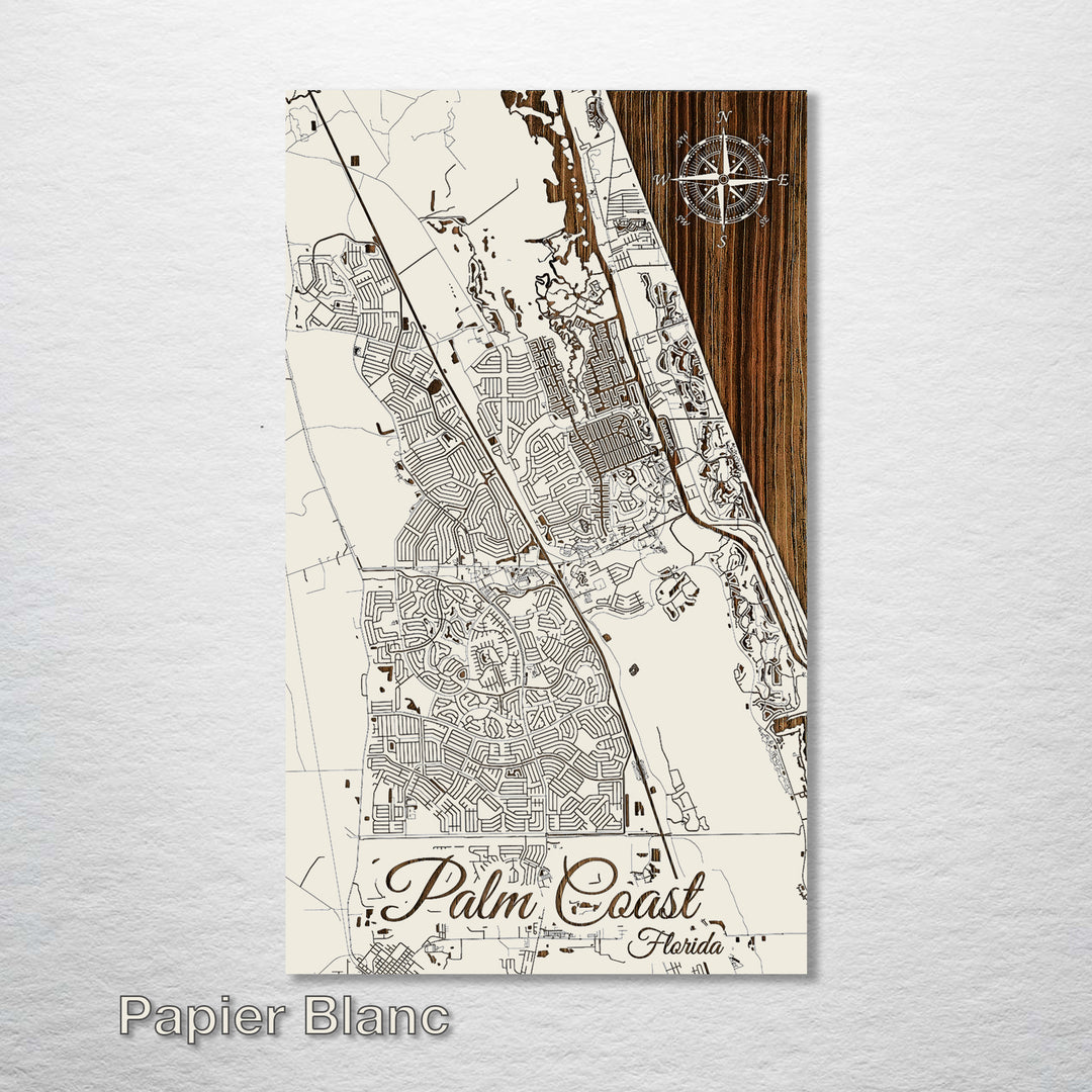 Palm Coast, Florida Street Map - Fire & Pine