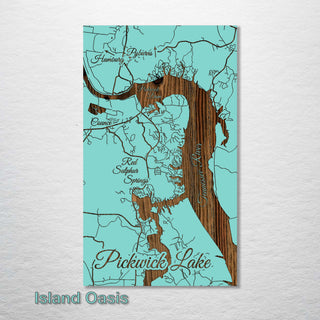 Pickwick Lake, Tennessee Street Map - Fire & Pine