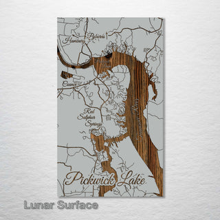 Pickwick Lake, Tennessee Street Map - Fire & Pine