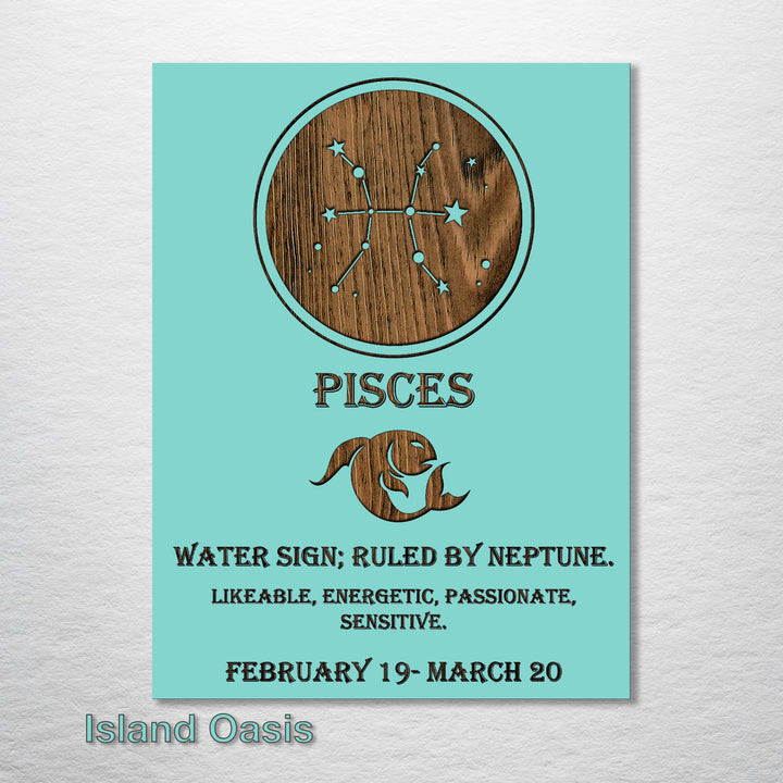 Pisces Zodiac - Fire & Pine