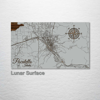 Pocatello, Idaho Street Map - Fire & Pine