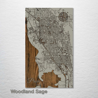 Provo, Utah Street Map - Fire & Pine