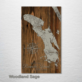 Roanoke Island, North Carolina - Fire & Pine