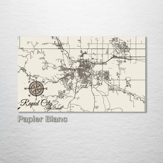 Rapid City, South Dakota Street Map - Fire & Pine