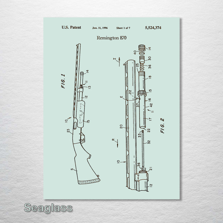 Remington 870 - Fire & Pine