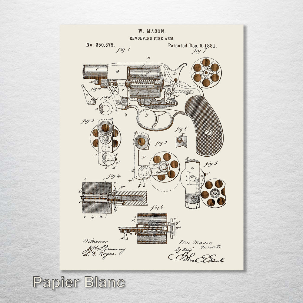 Revolving Firearm 1881 - Fire & Pine