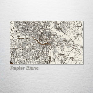 Richmond, Virginia Whimsical Map - Fire & Pine