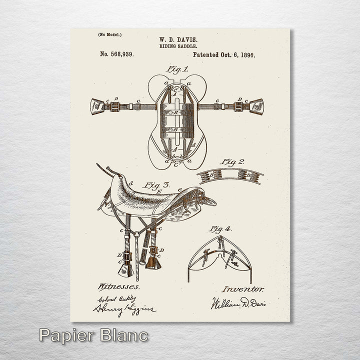 Riding Saddle 1896 - Fire & Pine