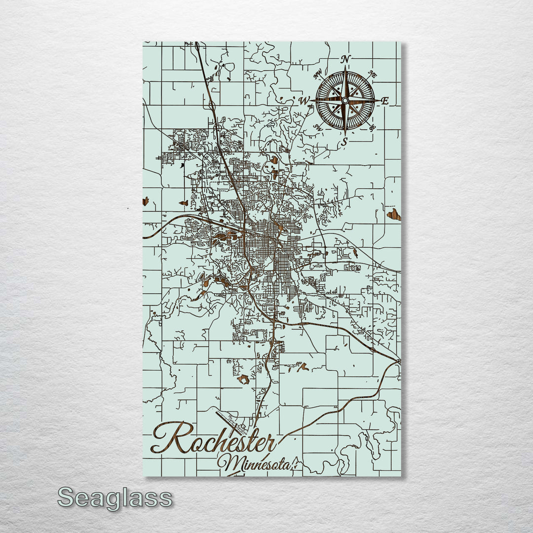 Rochester, Minnesota Street Map - Fire & Pine