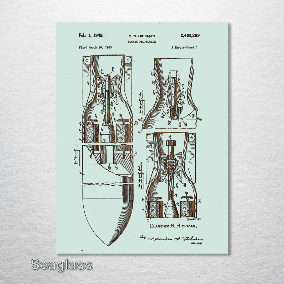 Rocket Projectile - Fire & Pine