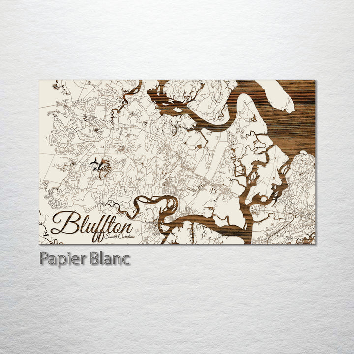 Bluffton, South Carolina Street Map - Fire & Pine