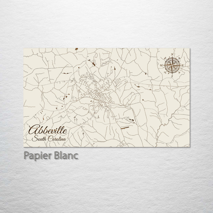 Abbeville, South Carolina Street Map