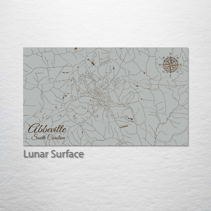 Abbeville, South Carolina Street Map