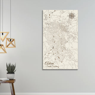 Aiken, South Carolina Street Map