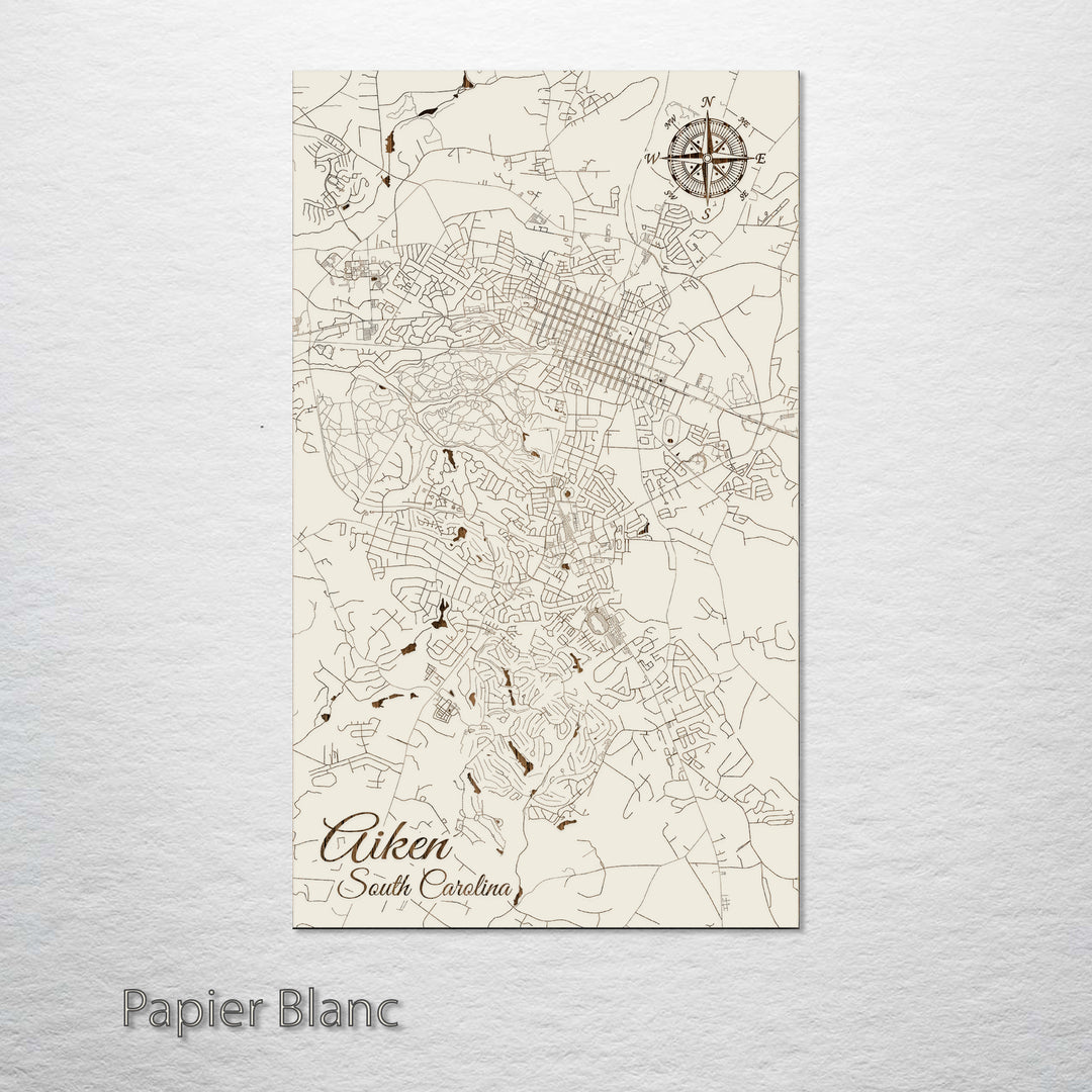 Aiken, South Carolina Street Map