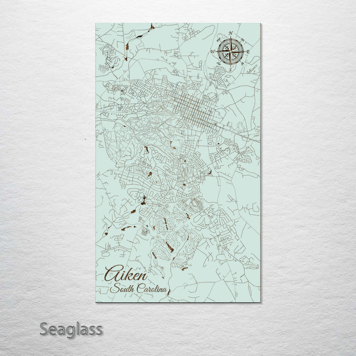 Aiken, South Carolina Street Map