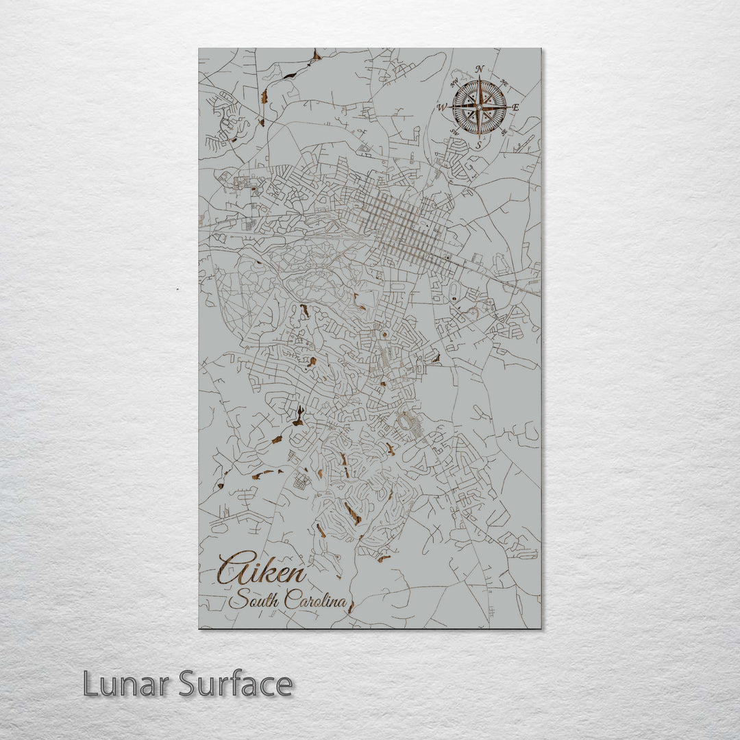 Aiken, South Carolina Street Map