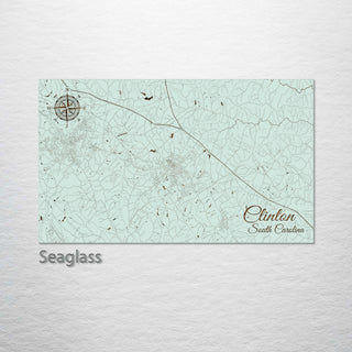Clinton, South Carolina Street Map