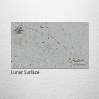 Clinton, South Carolina Street Map