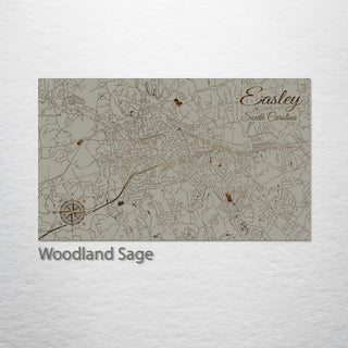 Easley, South Carolina Street Map
