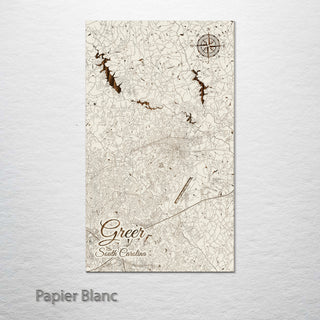 Greer, South Carolina Street Map