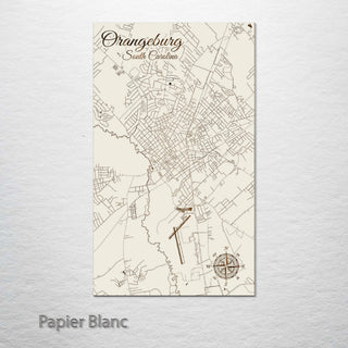 Orangeburg, South Carolina Street Map