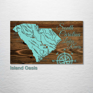 South Carolina Lakes & Rivers - Fire & Pine