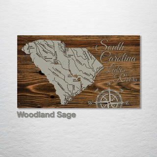 South Carolina Lakes & Rivers - Fire & Pine