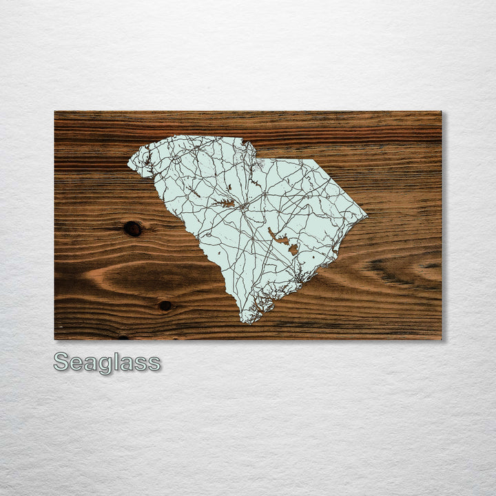 South Carolina Isolated Map