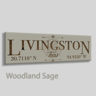 Livingston, Texas Compass