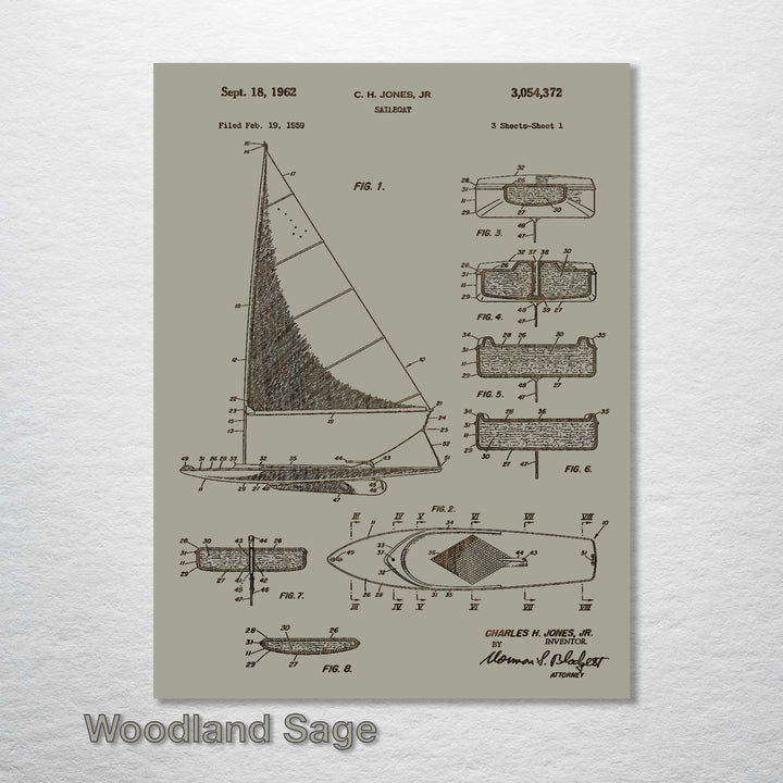 Sailboat - Fire & Pine