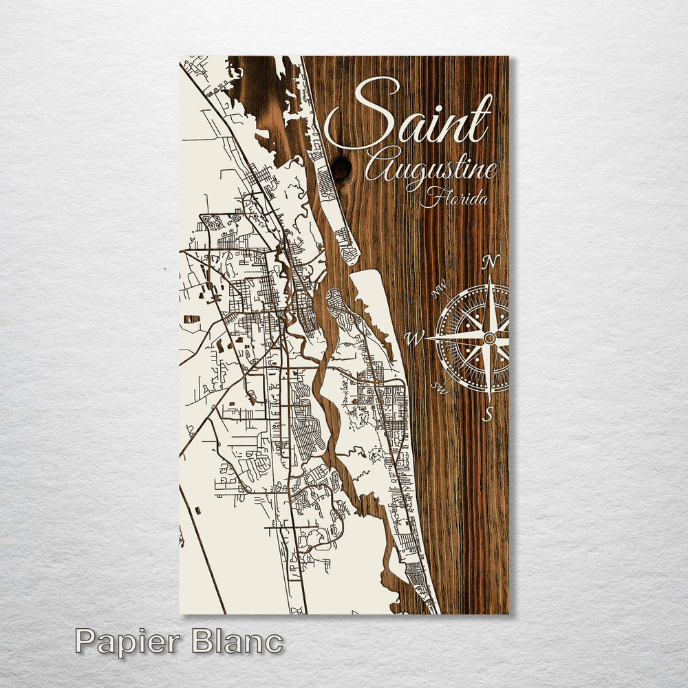 Saint Augustine, Florida Street Map - Fire & Pine