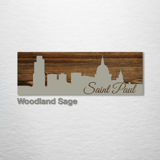 Saint Paul, Minnesota Skyline - Fire & Pine