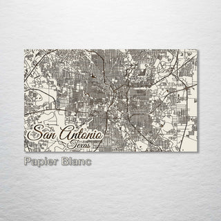 San Antonio, Texas Street Map - Fire & Pine