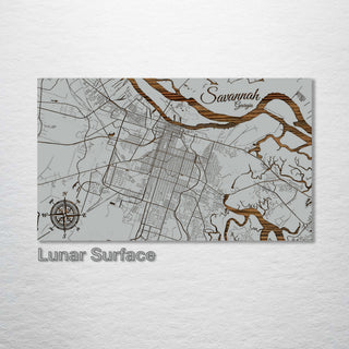 Savannah, Georgia Street Map - Fire & Pine