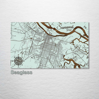Savannah, Georgia Street Map - Fire & Pine