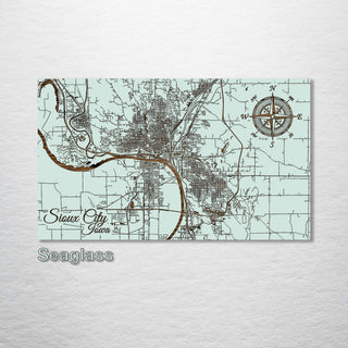 Sioux City, Iowa Street Map - Fire & Pine